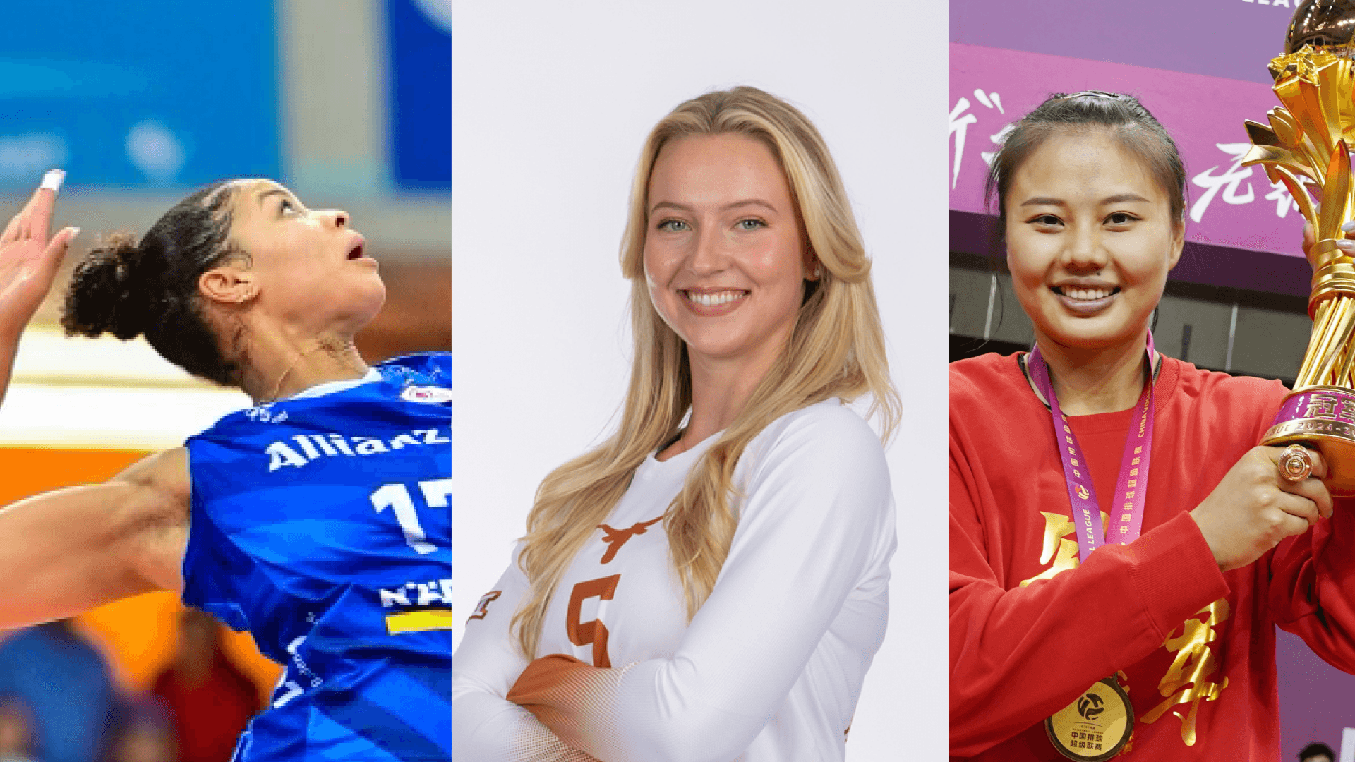 Three More Title-winning Athletes Sign with LOVB