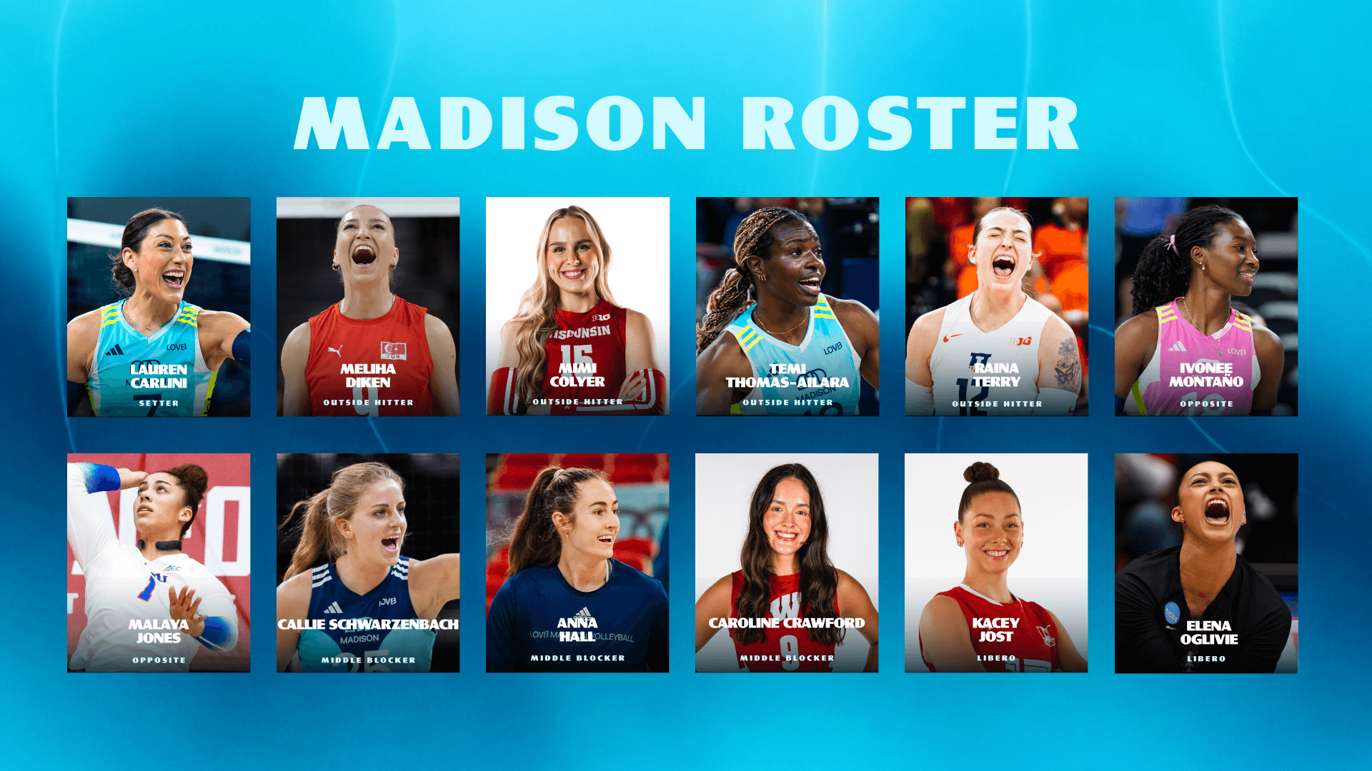 LOVB Madison Unveils 2026-27 Roster