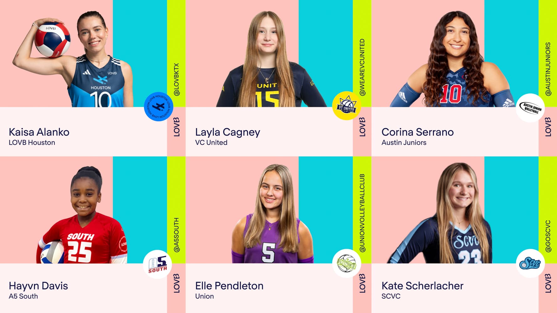 March 2025 Athletes of the Month