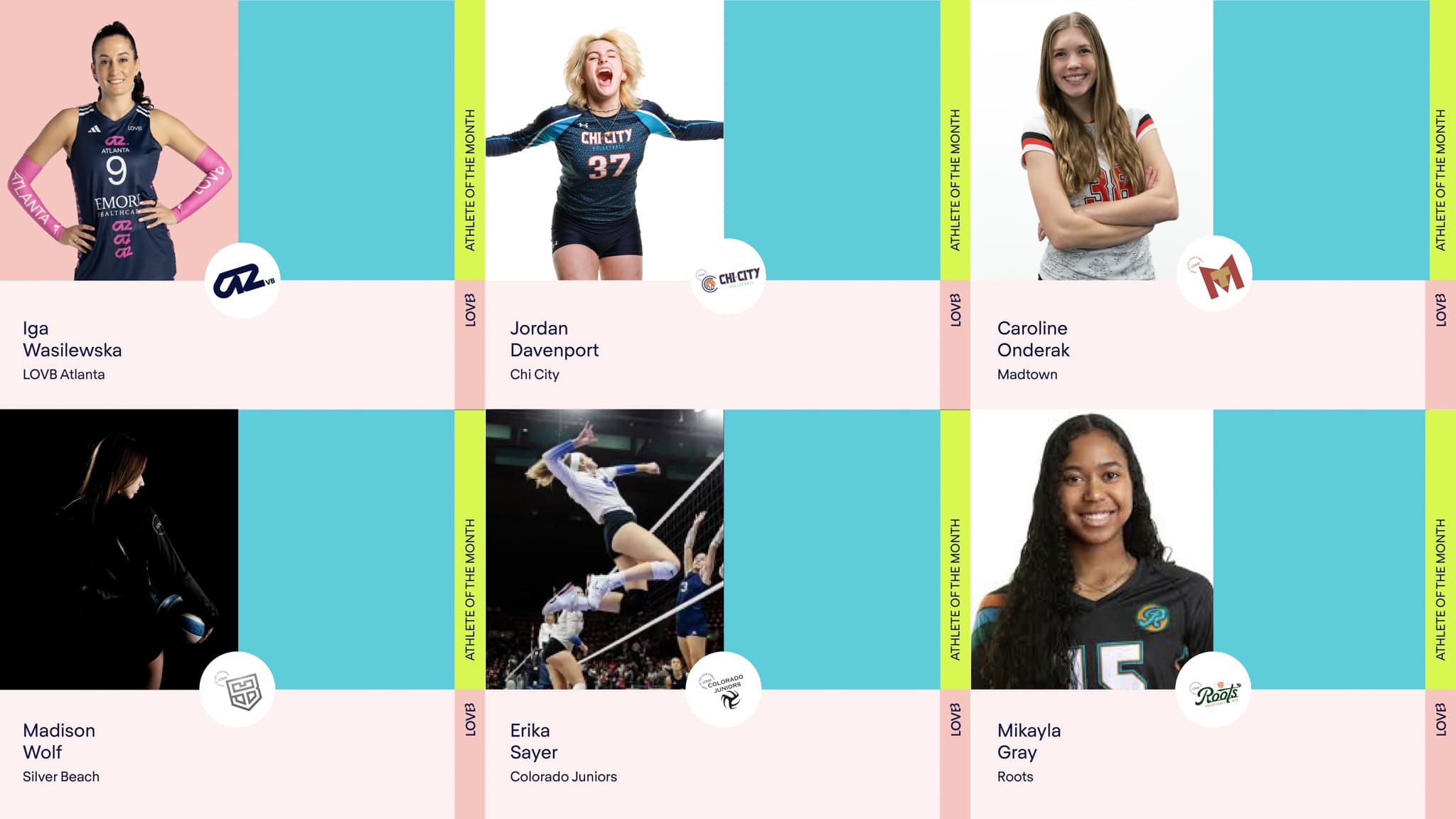 December 2024 Athletes of the Month