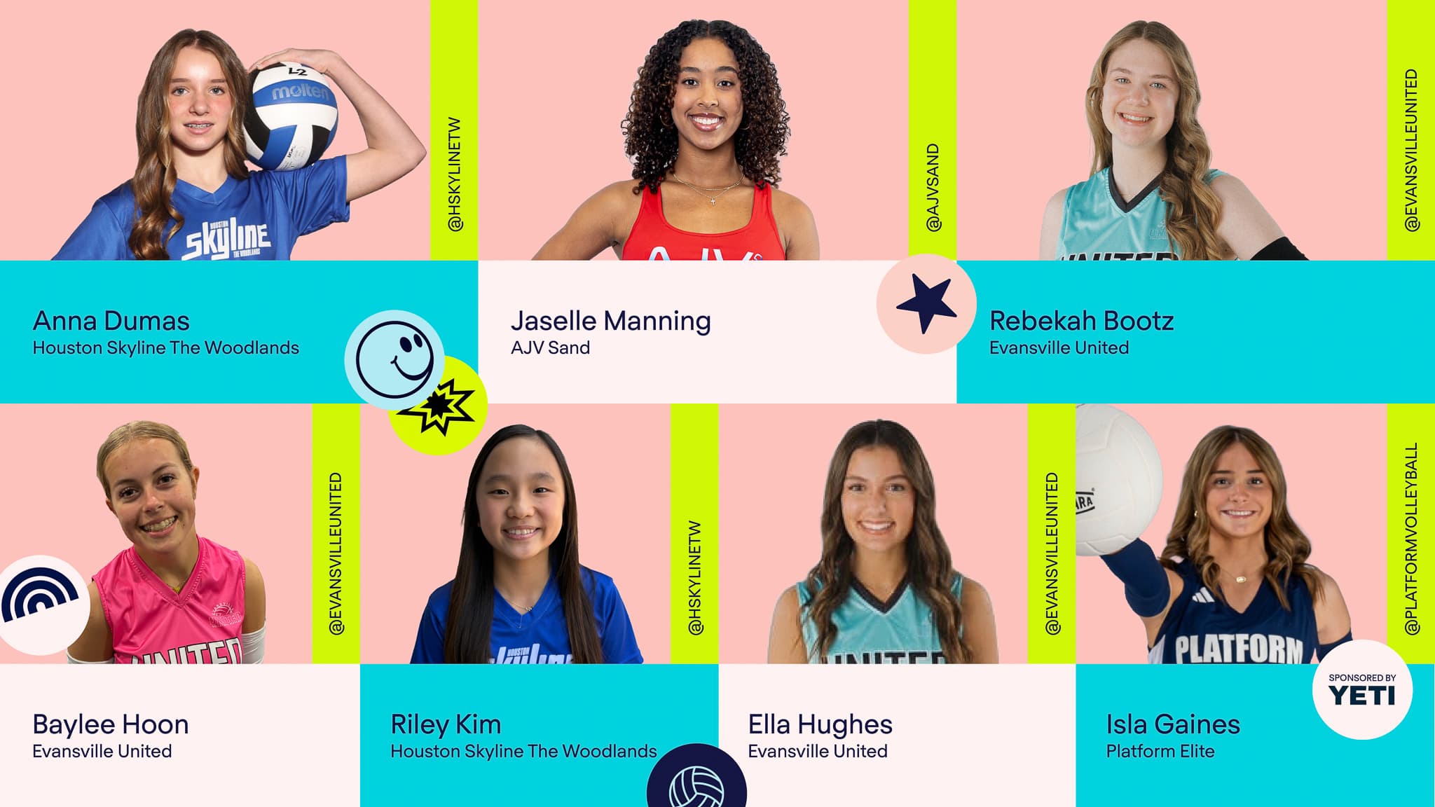 2026 April LOVB Athletes of the Month Presented by YETI