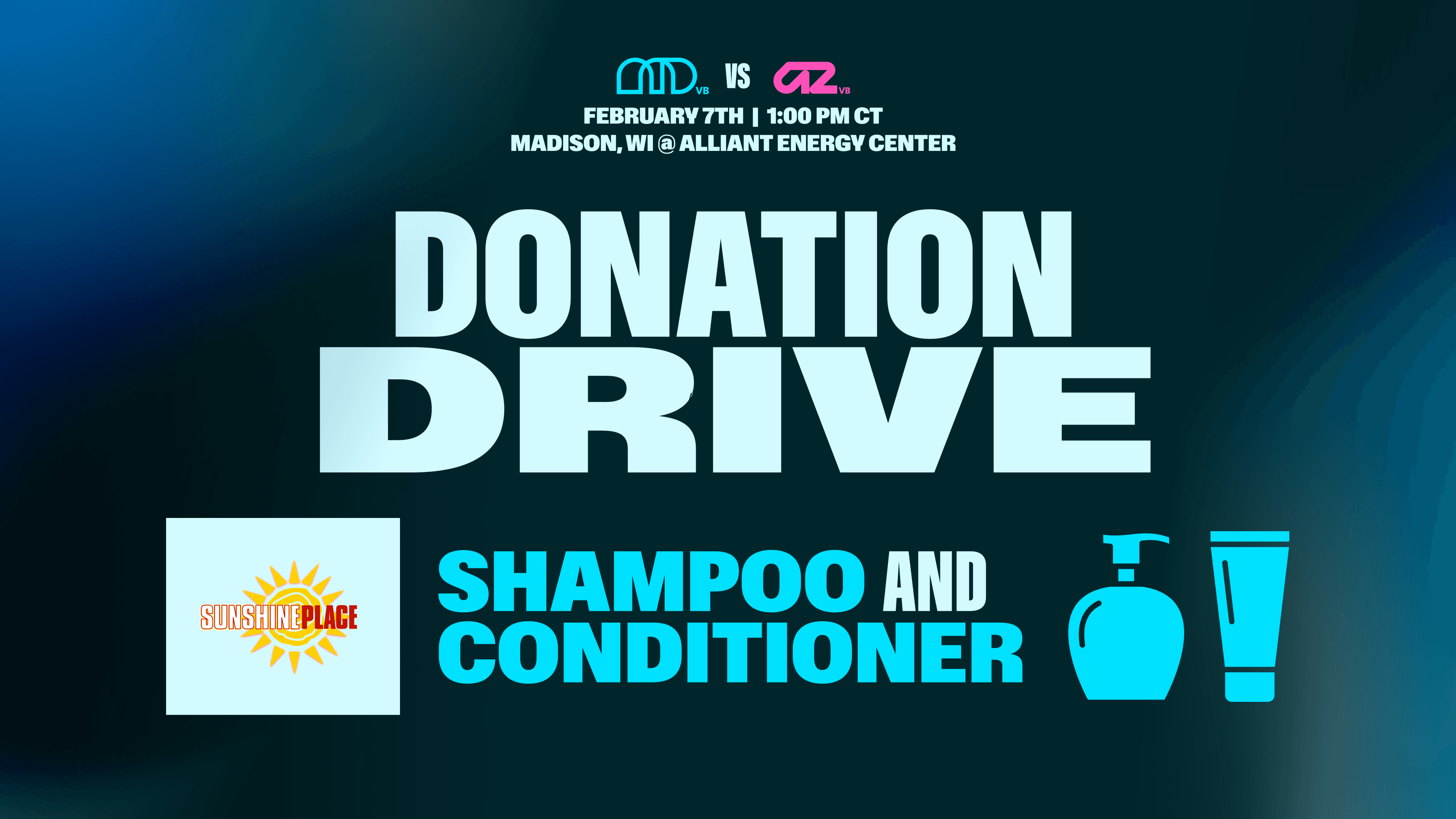 LOVB Madison Partners with Sunshine Place for Valentine’s Week “Love Your Hair” Donation Drive