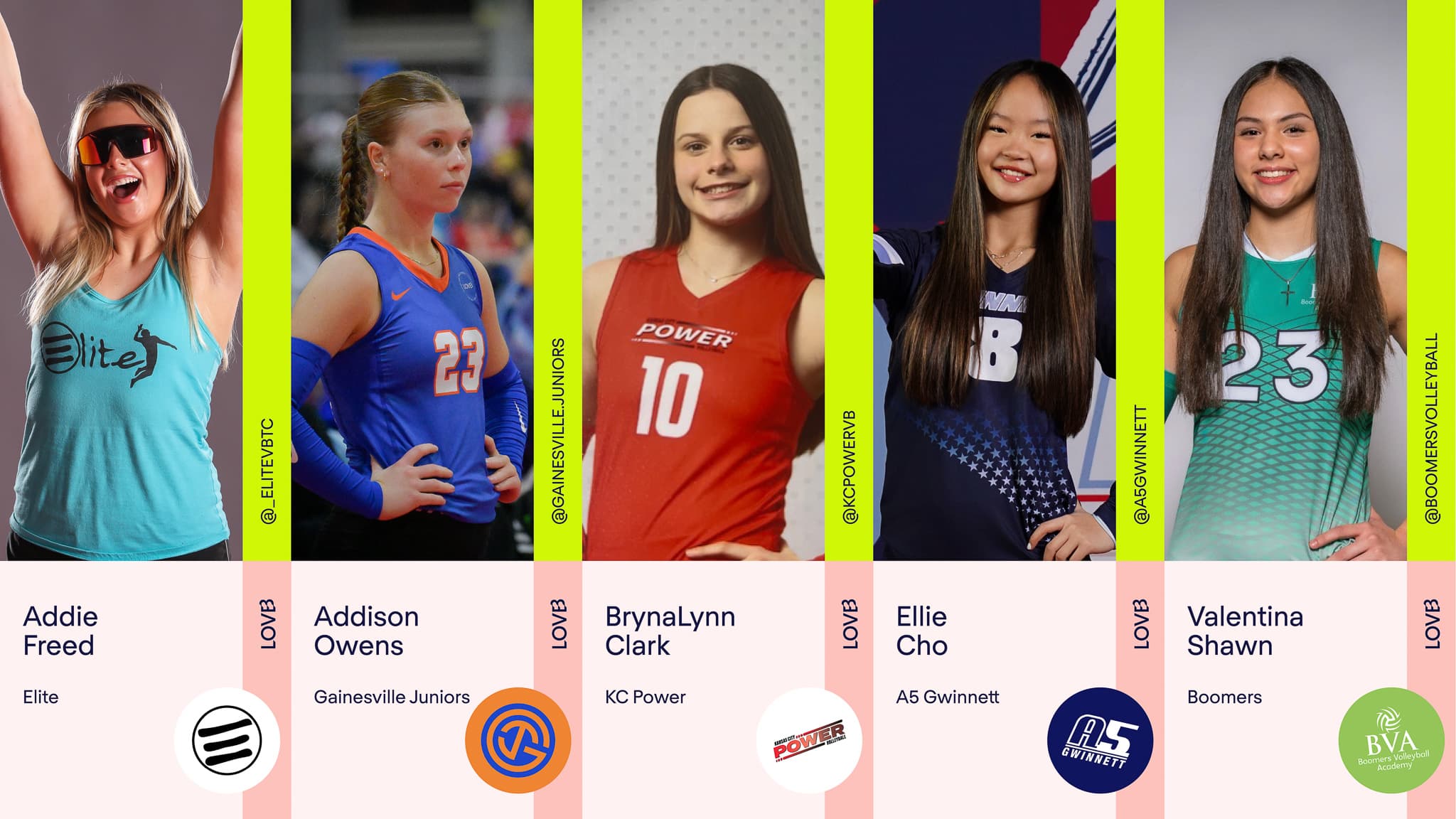 April 2025 Athletes of the Month